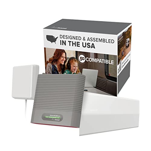 WEBOOST DESTINATION RV 470159 5G CELL SIGNAL BOOSTER ALL CARRIERS - GRAY - Like New