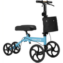 ELENKER STEERABLE PORTABLE KNEE WALKER 10" WHEELS - BLUE - Brand New