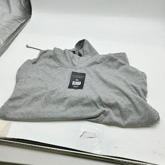BLUE ICE STRETCHABLE COMFY HOODIE 60% PLOYESTER - SIZE: MEN XL - HEATHER GRAY - Brand New