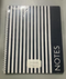 STEEL MILL AND CO STEEL MILL & CO CUTE TEAL MINI SPIRAL NOTEBOOK - BLACK/WHITE - Like New