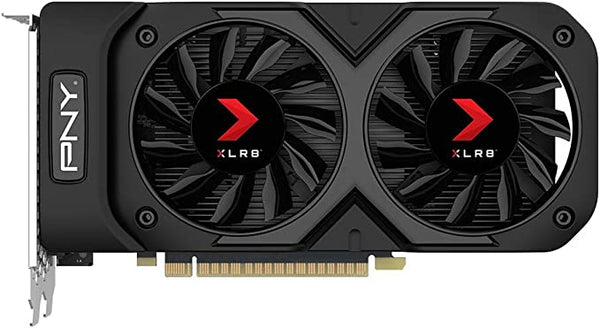 PNY NVIDIA GEFORCE GTX 1050 TI OC 4GB RAM GDDR5 OC PCIE - BLACK/RED Like New