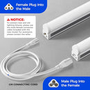 Barrina 6 Pack LED T5 Integrated Single Fixture 4FT 2200lm 6500K 20W B01HBT3BVM - Like New
