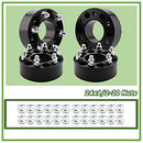 YIZBAP 6x4.5 2 inch Wheel Spacers 71.5mm Hub Bore 1/2-20 Thread Pitch - Black - Like New