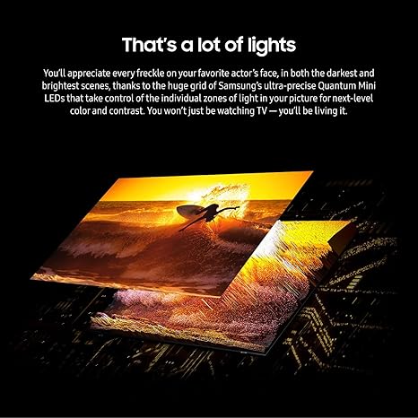 SAMSUNG 85 Neo QLED 4K TV QN85C Series Neo Quantum HDR QN85QN85CAFXZA - BLACK - Like New