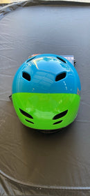 BELL TETON TODDLER BIKE / SKATEBOARDING HELMET - BLUE/GREEN - Like New