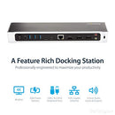 STARTECH USB-C TRIPLE MONITOR DOCKING STATION FOR MACBOOK PRO, AIR - BLACK/GRAY - Like New