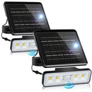 AUDERWIN SOLAR FLOOD LIGHTS OUTDOOR 4000LM, (6500K) 2 PACK - COOL WHITE - Like New