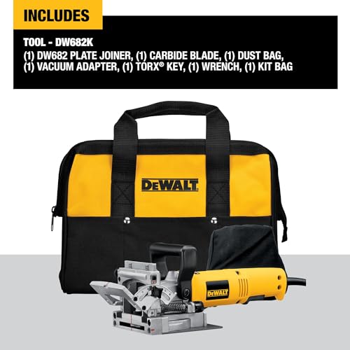 DEWALT Bisquit Joiner 6.5 Amp 10,000 RPM DW682K - Yellow/Black - Like New