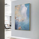 Querfun DIY Metal Floating Frame for 36X48 Canvas - B09HBS33HK - Brushed Silver - Brand New