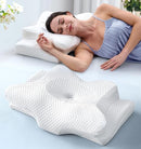 EMIRCEY CERVICAL NECK SUPPORT PILLOW FOR SIDE SLEEPERS - - Scratch & Dent