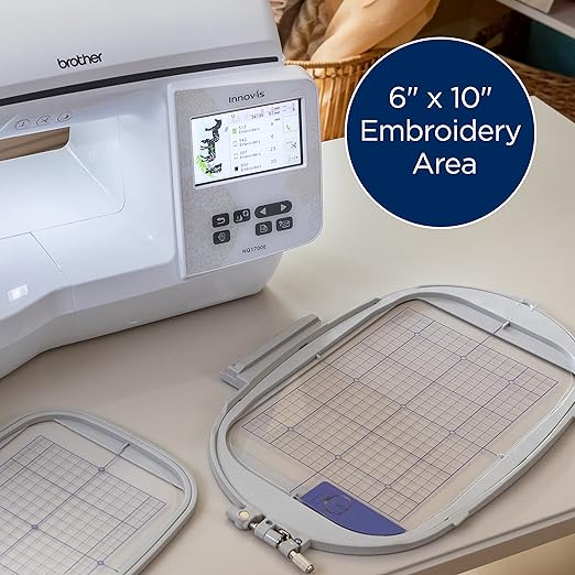 Brother Inno-vis NQ1700E Embroidery Machine BES Blue Software - WHITE - Like New