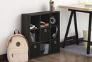 FURINNO SIMPLISTIC 9-CUBE ORG SMALL SIZE 7.9ZD X 26.5W X 26.7H ESPRESSO/BLACK - Like New