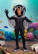 Kids Angler Fish Costume - Jumpsuit, Mitts, Headpiece, X-Small B08K97SDXR - Brand New
