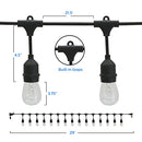 PHILIPS 15 CLEAR INCANDESCENT EDISON BULB LIGHTS - CLEAR - Like New