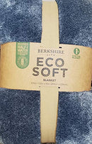 B08S5K281C King Blue Berkshire Life Eco Soft Blanket 112 by 92 inches - Brand New