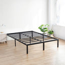 OLEE SLEEP 18 INCH HEAVY DUTY STEEL SLAT ANTI-SLIP SUPPORT EASY ASSEMBLY - BLACK - Like New