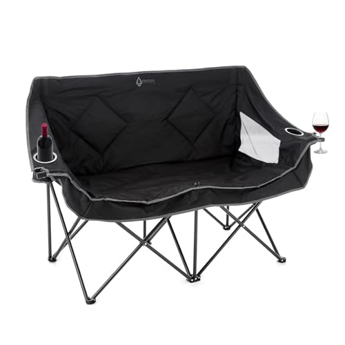 ARROWHEAD OUTDOOR Portable Folding Double Duo Camping Chair Loveseat Like New