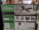 HUNTER FAN ANTERO 52 IN. EXPRESS INDOOR MATTE CEILING FAN W/ - Scratch & Dent