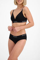 BONDS WIRELESS T-SHIRT BRA CONTOUR CUPS SOFT COTTON-MODAL 38C - BLACK - Like New