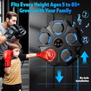 2025 Upgraded Music Boxing Machine - Interactive Punching Trainer - Black - Like New
