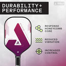 JOOLA STRATOS PICKLEBALL PADDLE LIGHTWEIGHT FIBERGLASS 17238 - LAVENDER - Like New