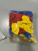 UNIQUER PRINCESS CY254 BALOONS - RED, YELLOW, BLUE, GOLD - Brand New
