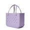 BOGG BAG-ORIGINAL, LARGE TOTE BAG- I LILAC YOU A LOT, WHITE BUTTONS-PERIWINKLE - Like New