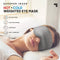 SHARPER IMAGE HOT AND COLD WEIGHTED EYE MASK POLYESTER RELAXATION THERAPY - GRAY - Like New