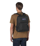 JANSPORT CROSS TOWN BACKPACK 17" X 12.5" X 6" - 1 MAIN UTILITY POCKET - BLACK - Brand New