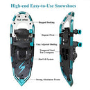 FLASHTEK 30" Lightweight Snowshoes Poles for Hiking Mountaineering - Lake Blue - Like New