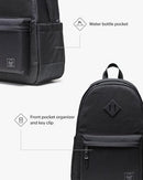 11383-05881 HERSCHEL HERITAGE 24L BACKPACK BLACK - Like New