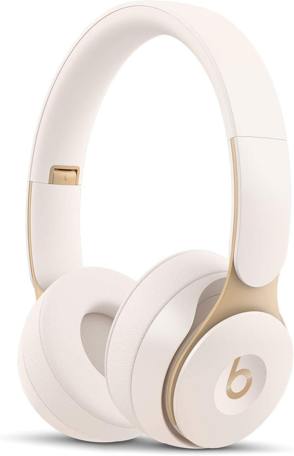 Beats Solo Pro Wireless NC On-Ear Headphones MRJ72LL/A - Ivory Like New