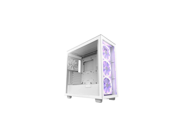 NZXT H7 Elite - Premium Mid-Tower PC Gaming Case - RGB LED & Smart Fan Control -