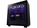 NZXT H7 Flow Black - Mid-Tower Airflow PC Gaming Case - Tempered Glass -