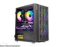 Antec NX200 M, Micro-ATX Tower, Mini-Tower Computer Case with 120mm Rear