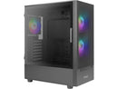Antec NX410 ATX Mid-Tower Case, Tempered Glass Side Panel, Full Side View