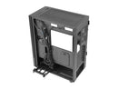 Antec NX410 ATX Mid-Tower Case, Tempered Glass Side Panel, Full Side View