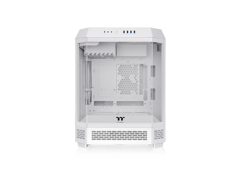 Thermaltake Tower 600 Snow Mid-Tower ATX Case; 3 Tempered Glass Panels;