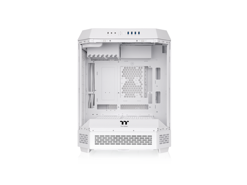 Thermaltake Tower 600 Snow Mid-Tower ATX Case; 3 Tempered Glass Panels;