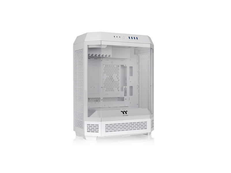 Thermaltake Tower 600 Snow Mid-Tower ATX Case; 3 Tempered Glass Panels;