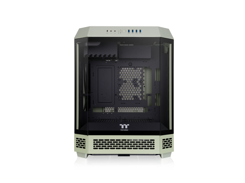 Thermaltake Tower 600 Matcha Green Mid-Tower ATX Case; 3 Tempered Glass Panels;