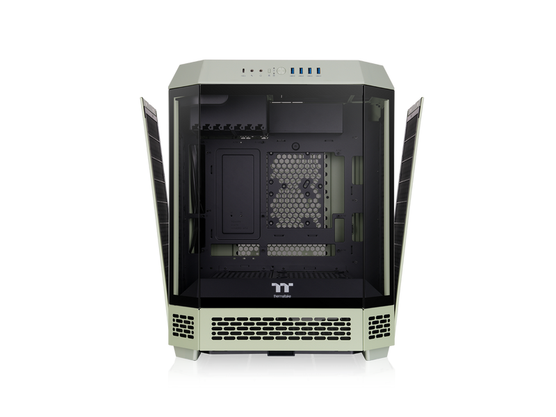 Thermaltake Tower 600 Matcha Green Mid-Tower ATX Case; 3 Tempered Glass Panels;
