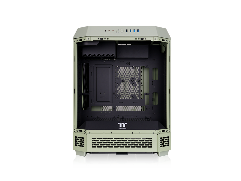 Thermaltake Tower 600 Matcha Green Mid-Tower ATX Case; 3 Tempered Glass Panels;