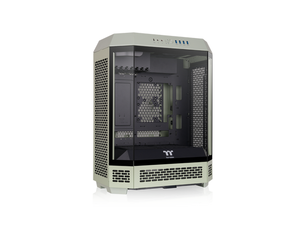 Thermaltake Tower 600 Matcha Green Mid-Tower ATX Case; 3 Tempered Glass Panels;