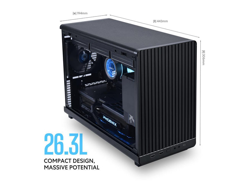 LIAN LI A3-mATX Black SPCC M-ATX / ITX Computer Case ------ A3-mATX-X