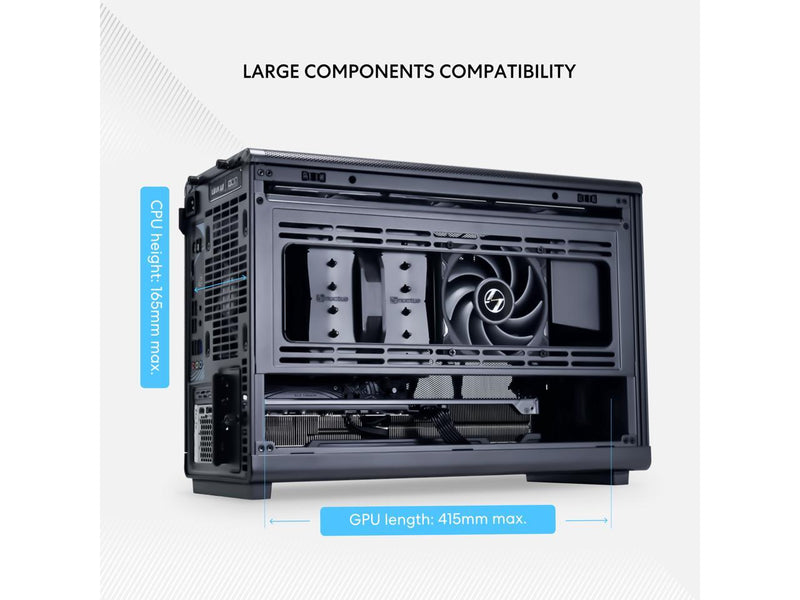 LIAN LI A3-mATX Black SPCC M-ATX / ITX Computer Case ------ A3-mATX-X