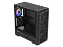 SAMA S41 Mid-Tower PC Case, 4 x 120mm ARGB Fans, Pre-Installed ARGB HUB, 4mm