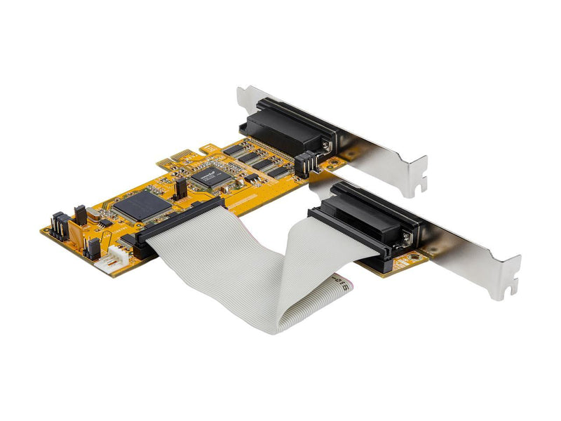 StarTech.com PEX8S1050LP 8-Port PCI Express Serial Card - 16C1050 UART RS232 -