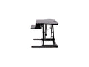 StarTech 35"x21" Corner Sit Stand Desk Converter with Keyboard Tray ARMSTSCORNR