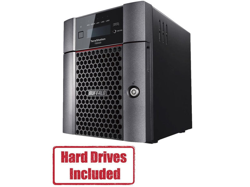 BUFFALO TeraStation TS5420DN1604 4-Bay NAS 16TB (4x4TB) with NAS-Grade Hard
